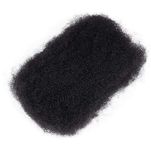 RemeeHi RemeeHi Kinky Bulk Human Hair 1 Bundles Remy Mongolian Afro Kinky Bulk 50 Gram/Pc Kinky Curly Hair Crochet For Braiding Dark Brown 3 Packs