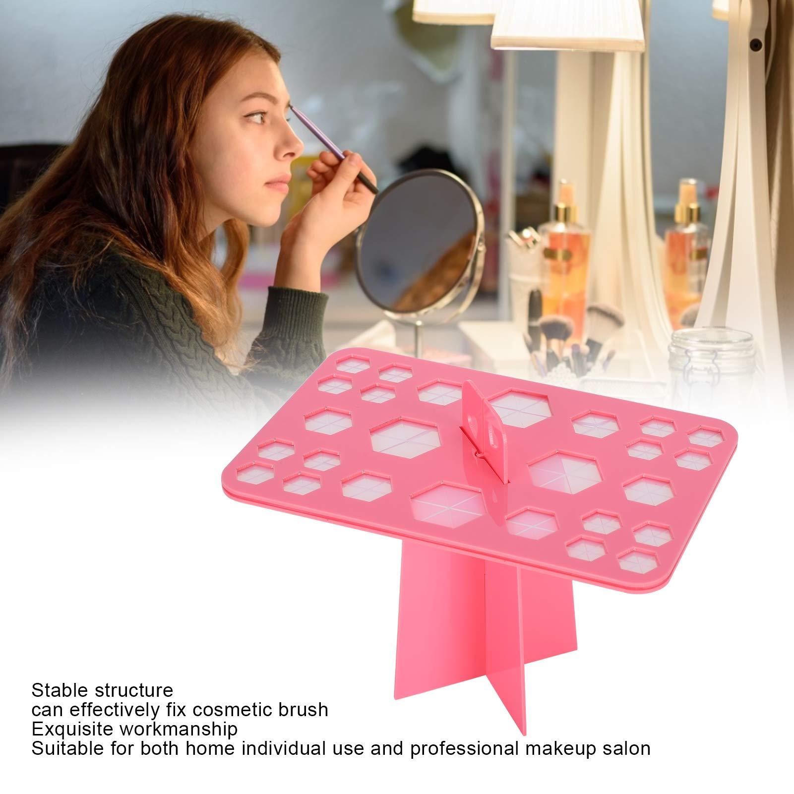 ANGGREK ANGGREK Brush Dryer Holder, 26 Hole Makeup Brush Drying Rack Organizer Cosmetic Brush Display Stand Shelf Tool Makeup Brushes Drying Rack/Storage/Display Makeup Storage Case