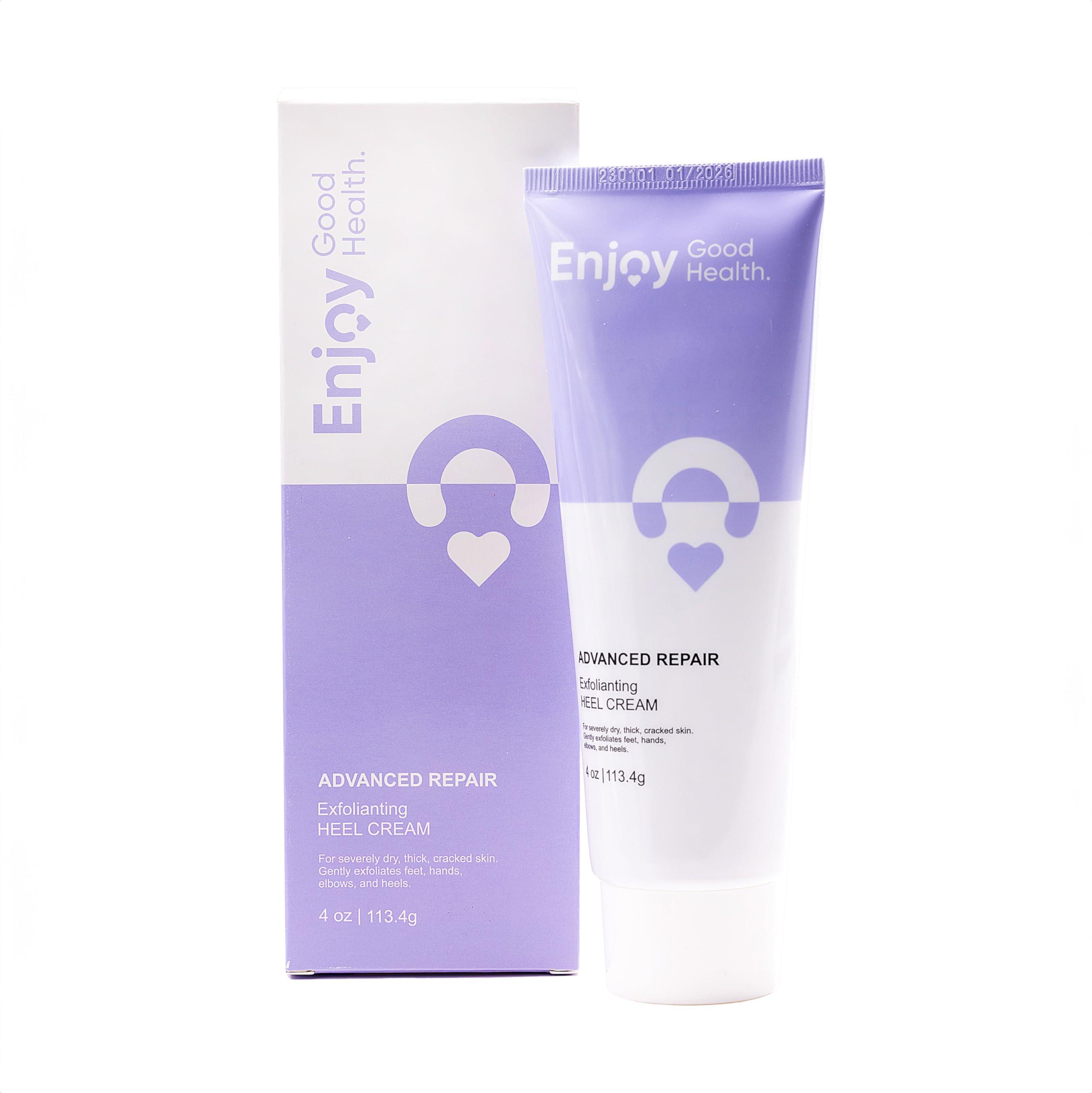 Enjoy Good Health. Enjoy Good Health. Urea 40% Cream for Dry, Cracked, Rough Feet, Hands, Elbows, Knees. Softens calluses and repairs skin barriers. Moisturizes and Hydrates.