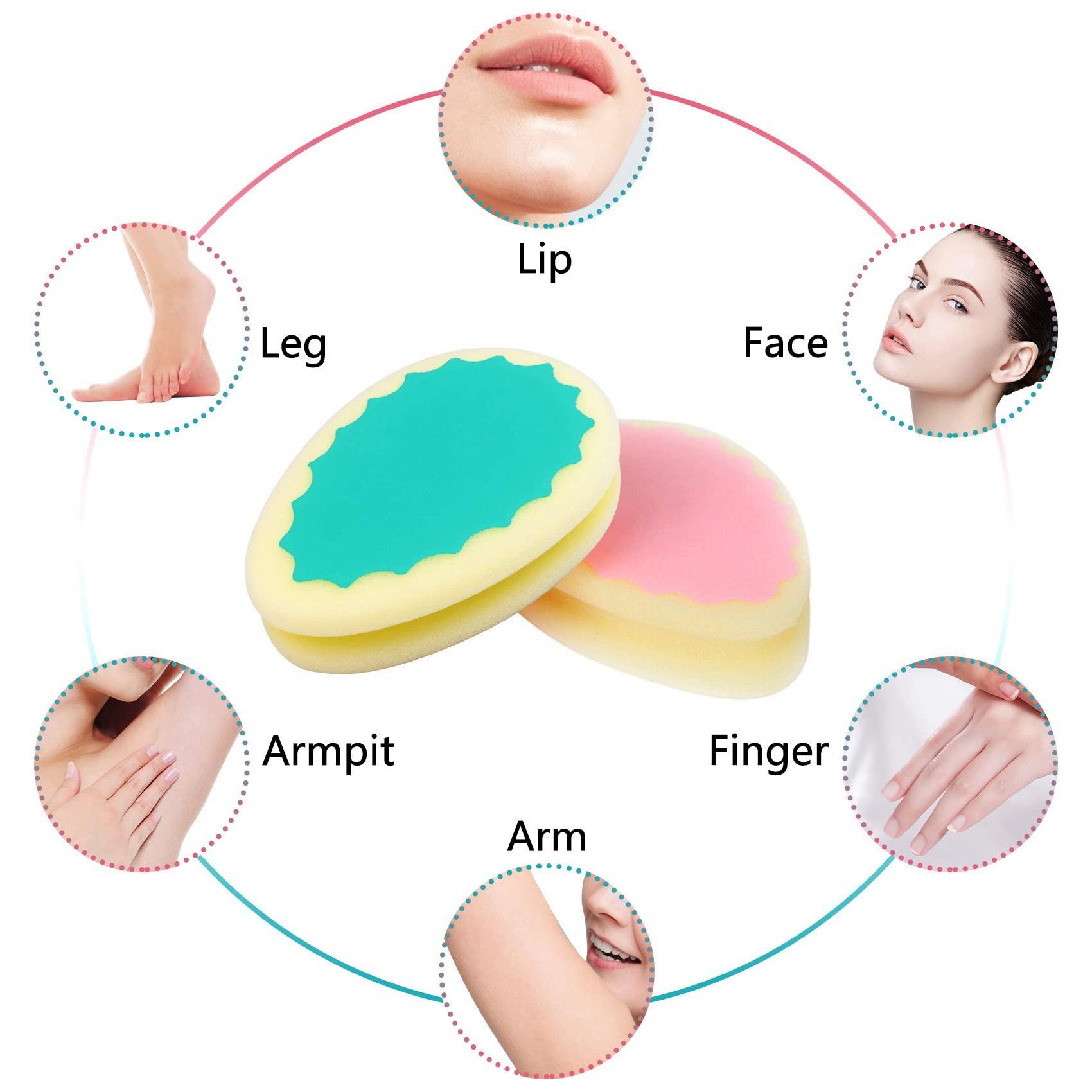 Nuhikap Nuhikap 2X Popular Magic Painless Hair Removal Depilation Sponge Pad for Remove Leg Arm Body Hair Removal Tool Epilator