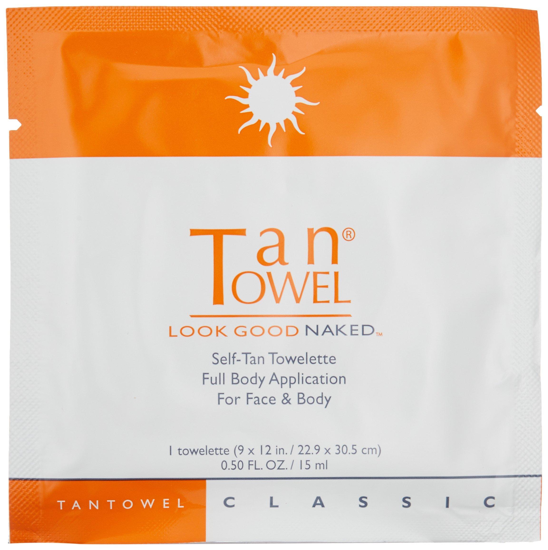 Tan Towel Tan Towel Tan Towel Full Body Classic 5 Pack, 0.5 FL OZ Each