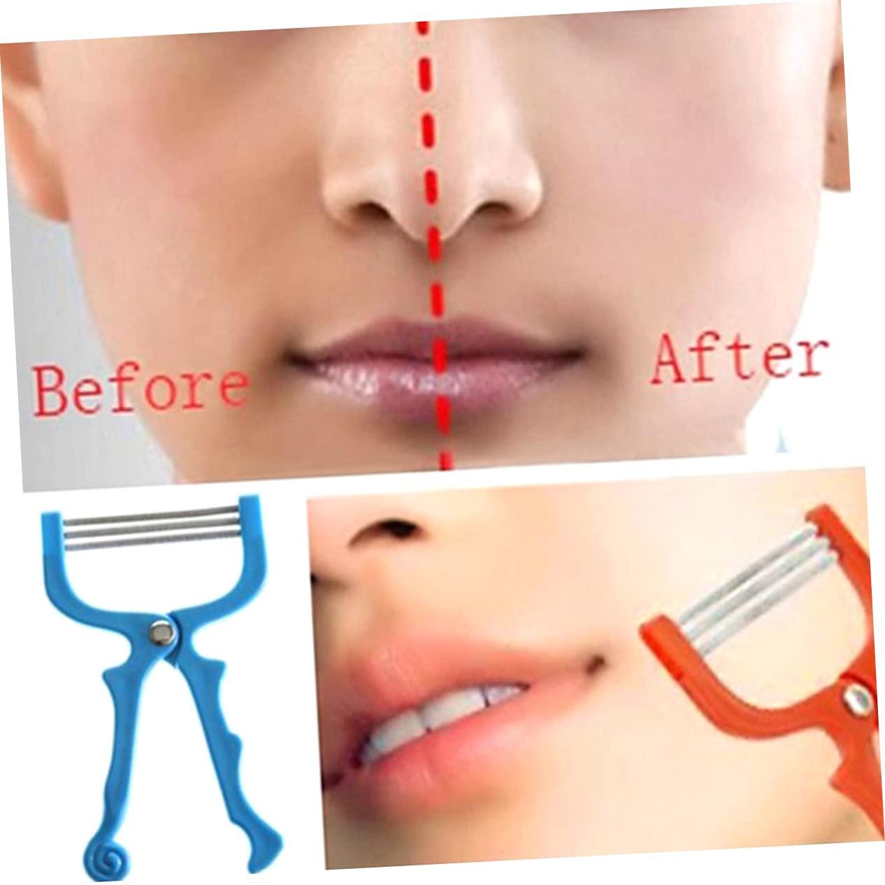 MERRYHAPY MERRYHAPY Face Threading Tool Facial Hair Removal Brush Spring Threading Facial Hair Remover Blue Portable Facial Threading Tool