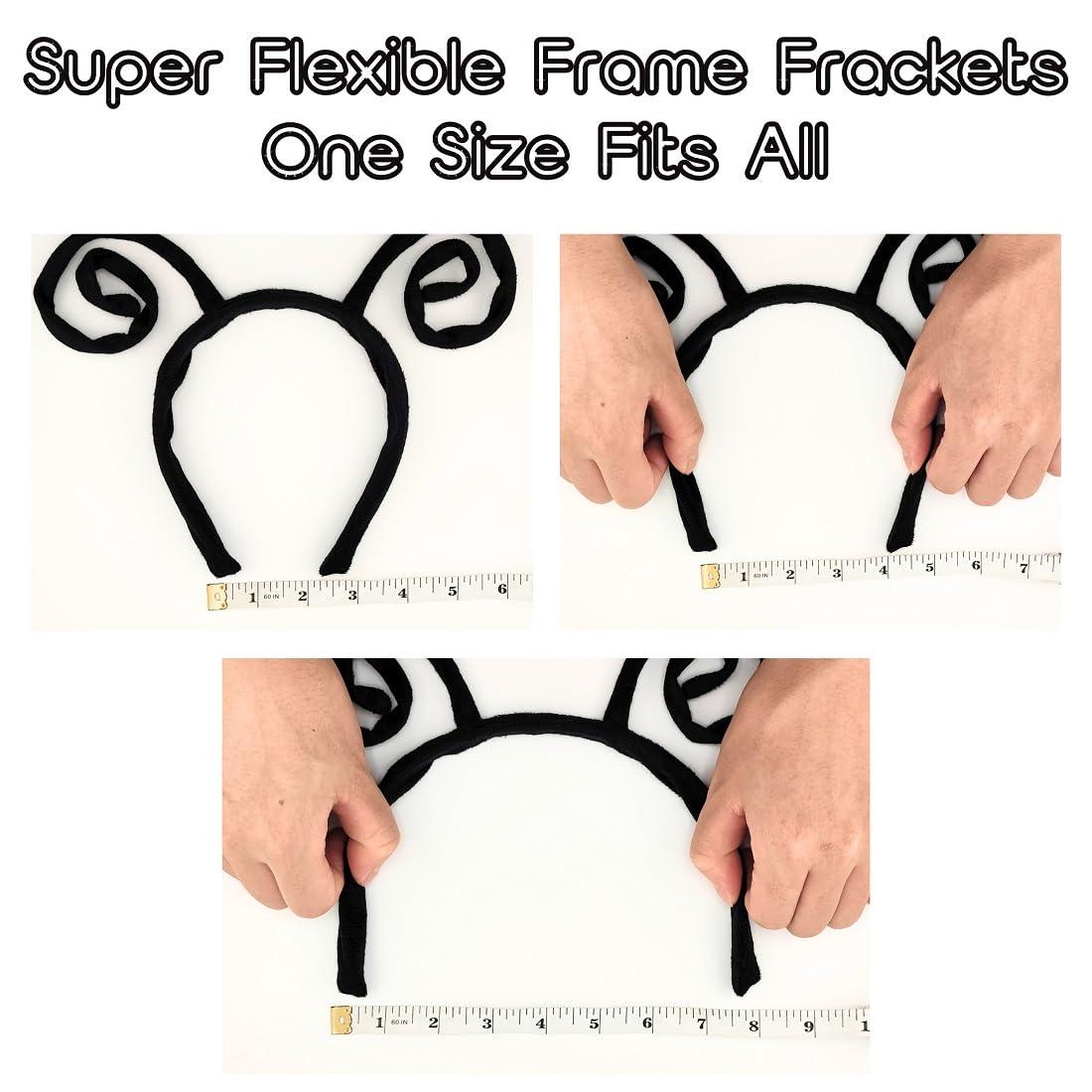 DaliDali Bug Headband Green, Insect Antennae Antenna, Ant Headband, Alien Headband, Bee Headband, Butterfly Headband, Bug Costume for Halloween Festival Cosplay Party Makeup Face Washing, Not for Kis!