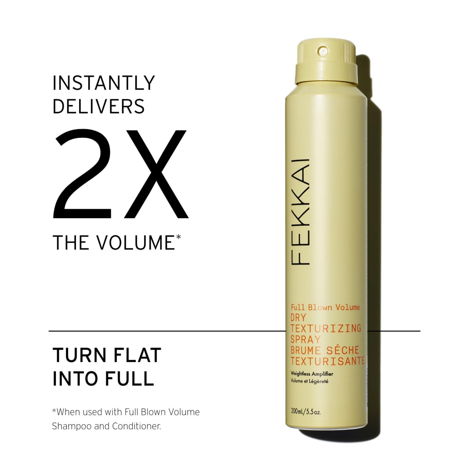 Fekkai Fekkai Hair Recovery Duo - Includes Brilliant Gloss Glass Hair Anti-Frizz Oil Serum (3.4 oz) + Full Blown Volume Texturizer (1.7 oz) - Vegan, Cruelty-Free