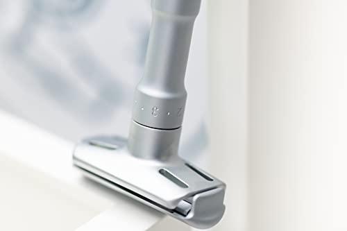 MERKUR Merkur Razor Adjustable Futur Brushed Chrome Safety Razor, MK-700002 , 1 Count (Pack of 1)