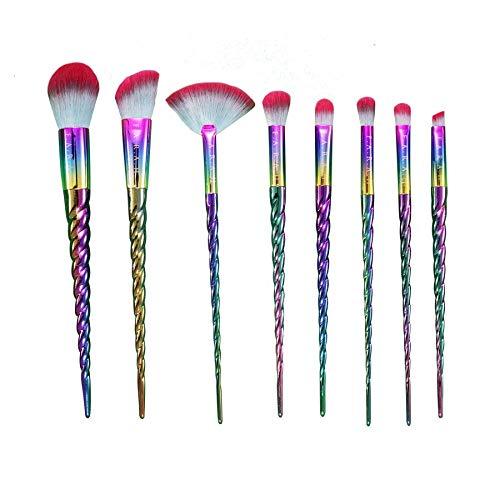F.A.R.A.H Premium Black Makeup Brushes 8 Piece Unicorn Brush Set Makeup Kit by F.A.R.A.H