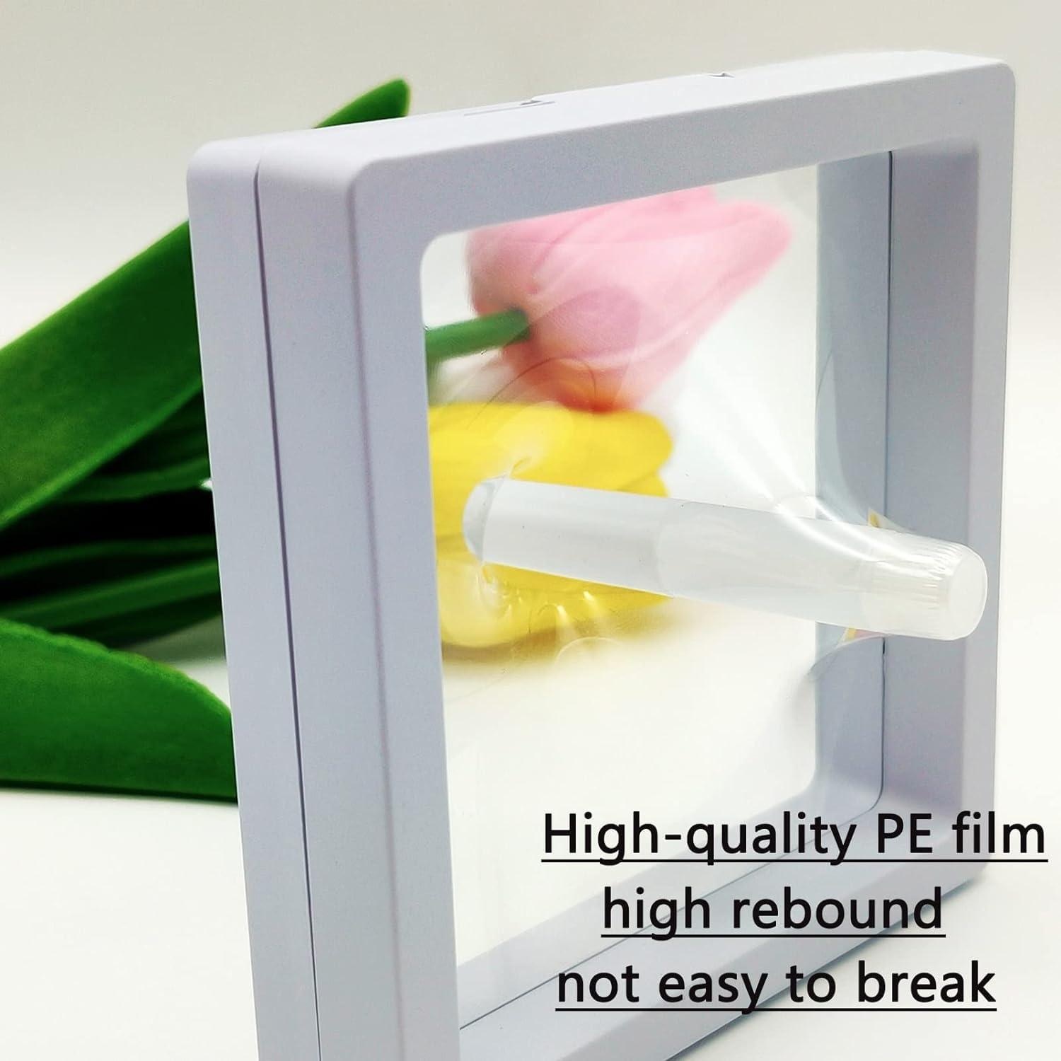 GUXACU GUXACU 32 Pack Press On Nail Packaging Boxes - 3D Floating Storage and Display Box With 90pcs Double Sided Adhesive Tape for Nail Tech