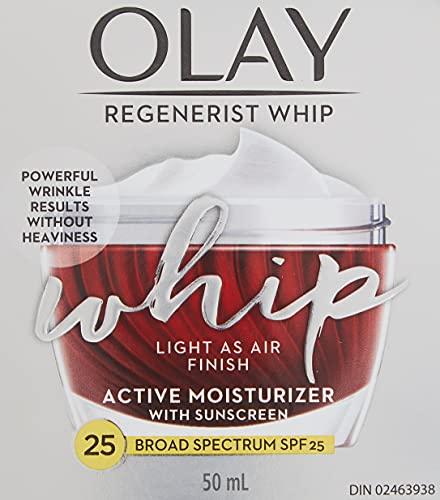 Olay Olay Regenerist Whip Face Moisturizer Cream with Sunscreen SPF 25, 1.7 oz (Pack of 2)