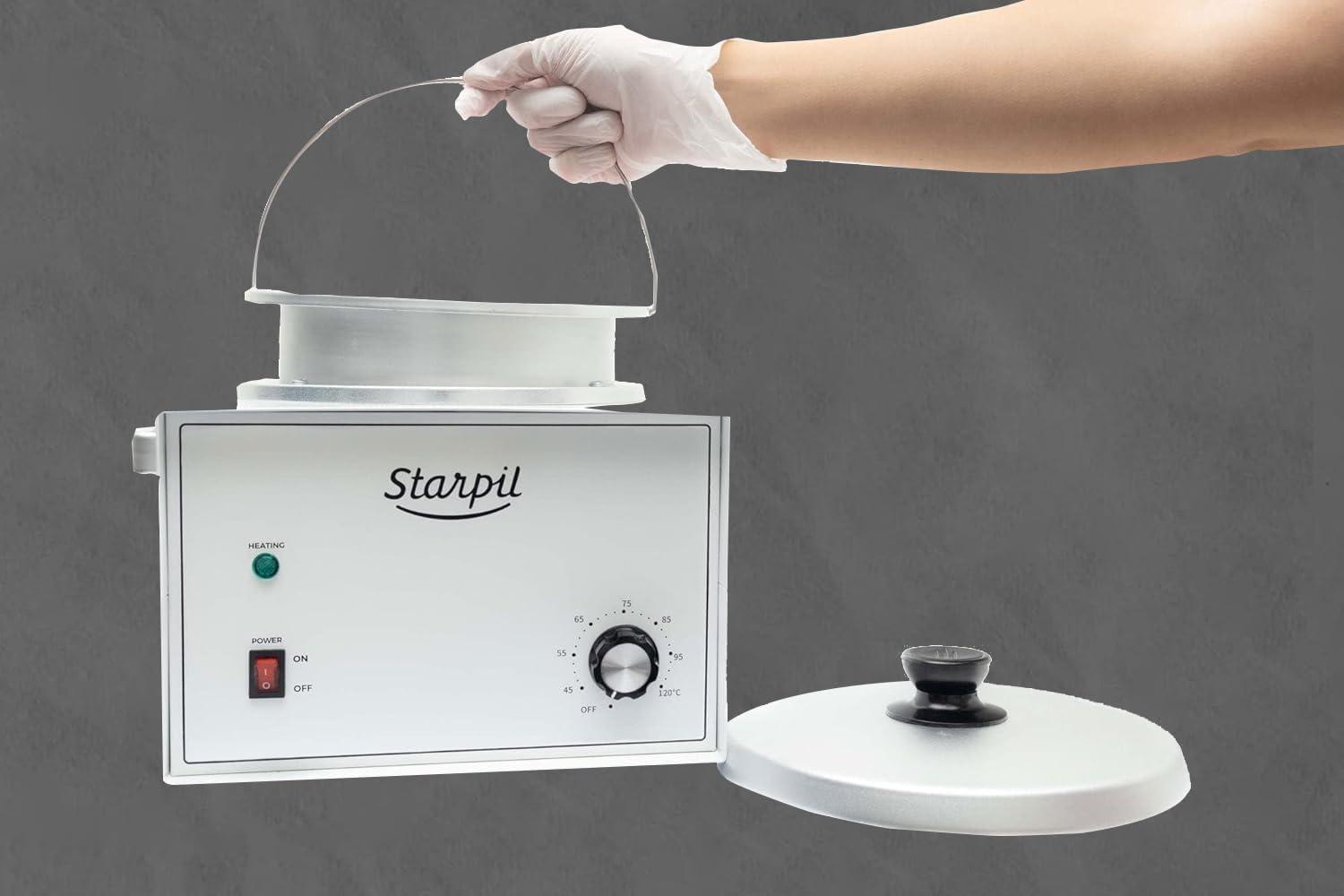 Starpil Starpil Wax Pot Warmer Professional for Hair Removal - Electric Hard Wax Beads Heater 5lb Capacity - Large Single Wax Warmer - Esthetician Supplies for Waxing Salon.