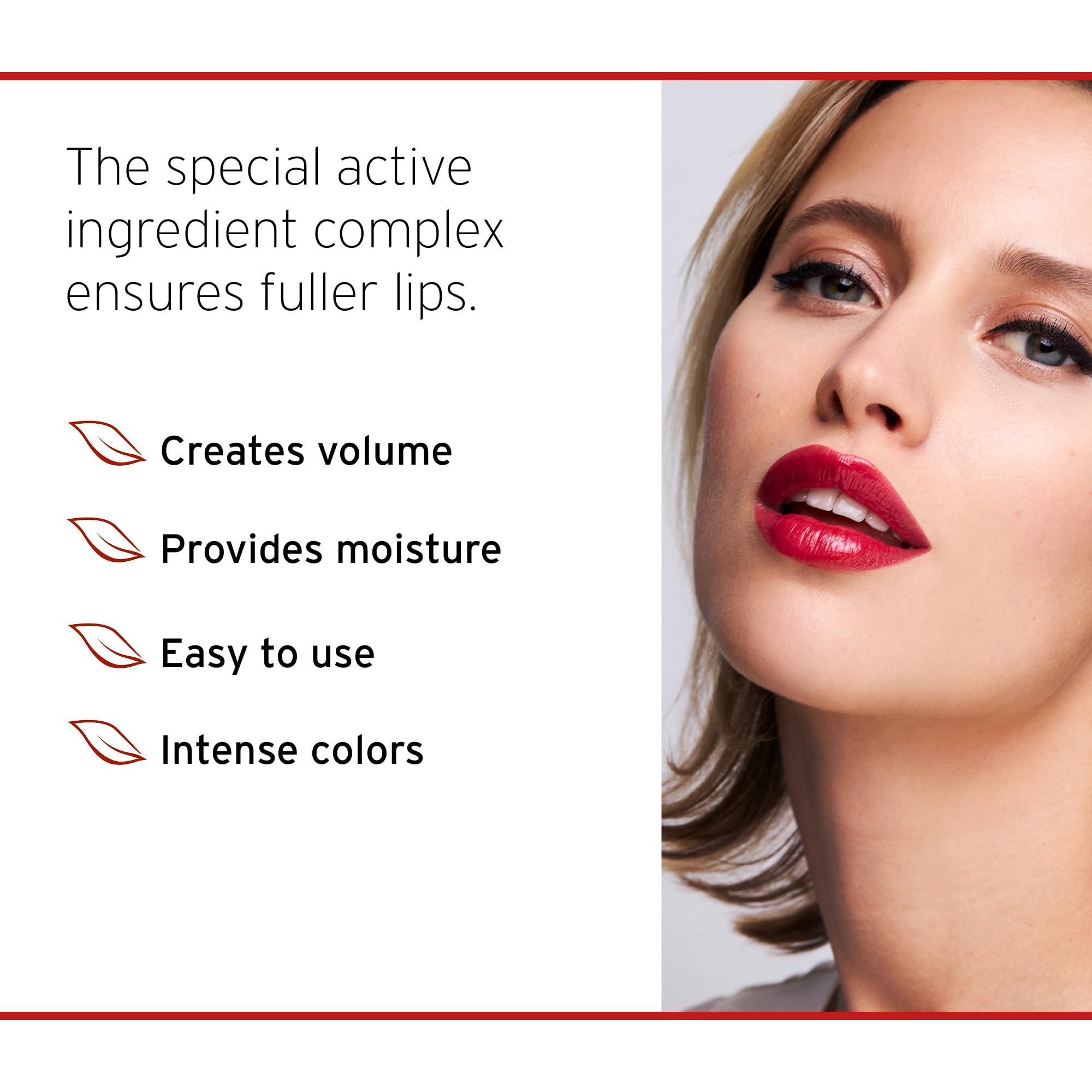 nutraCOSMETIC Nutrakiss Lip Plumper - Red I Natural Plumping Lip Gloss with Niacin (Vitamin B3) I Clear Lip Plumper for Fuller Lips I Made in Germany I 5ml