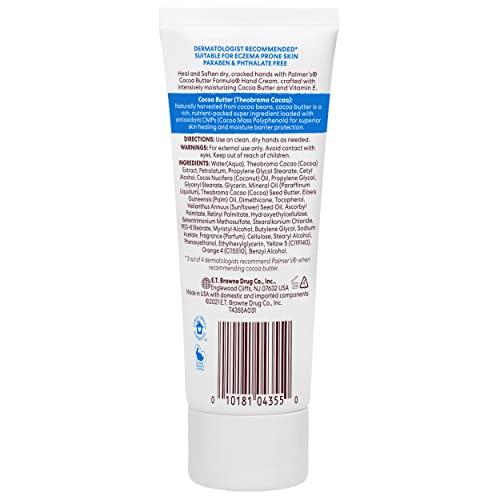 Palmer's Palmer\'s Cocoa Butter Formula Hand Cream for Dry, Cracked Skin. Travel Size Hand Lotion, 3.4 Ounce