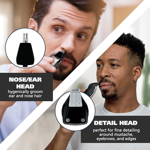 Wahl Wahl Groomsman Pro All in One Beard Trimmer for Men, Mens Beard Trimmer Rechargeable Cordless Hair Trimmer, Includes 3 Attachment Heads for Beard, Nose, & Ear Hair Trimming - Model 5617