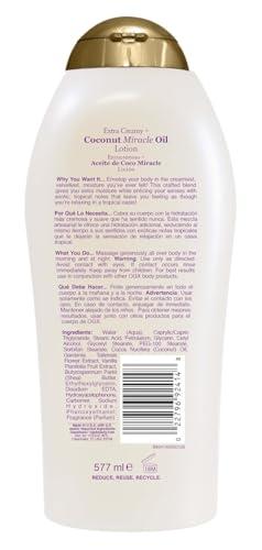 OGX Ogx Body Lotion Coconut Oil Miracle Extra Creamy+ 19.5 Ounce (577ml) (Pack of 6)