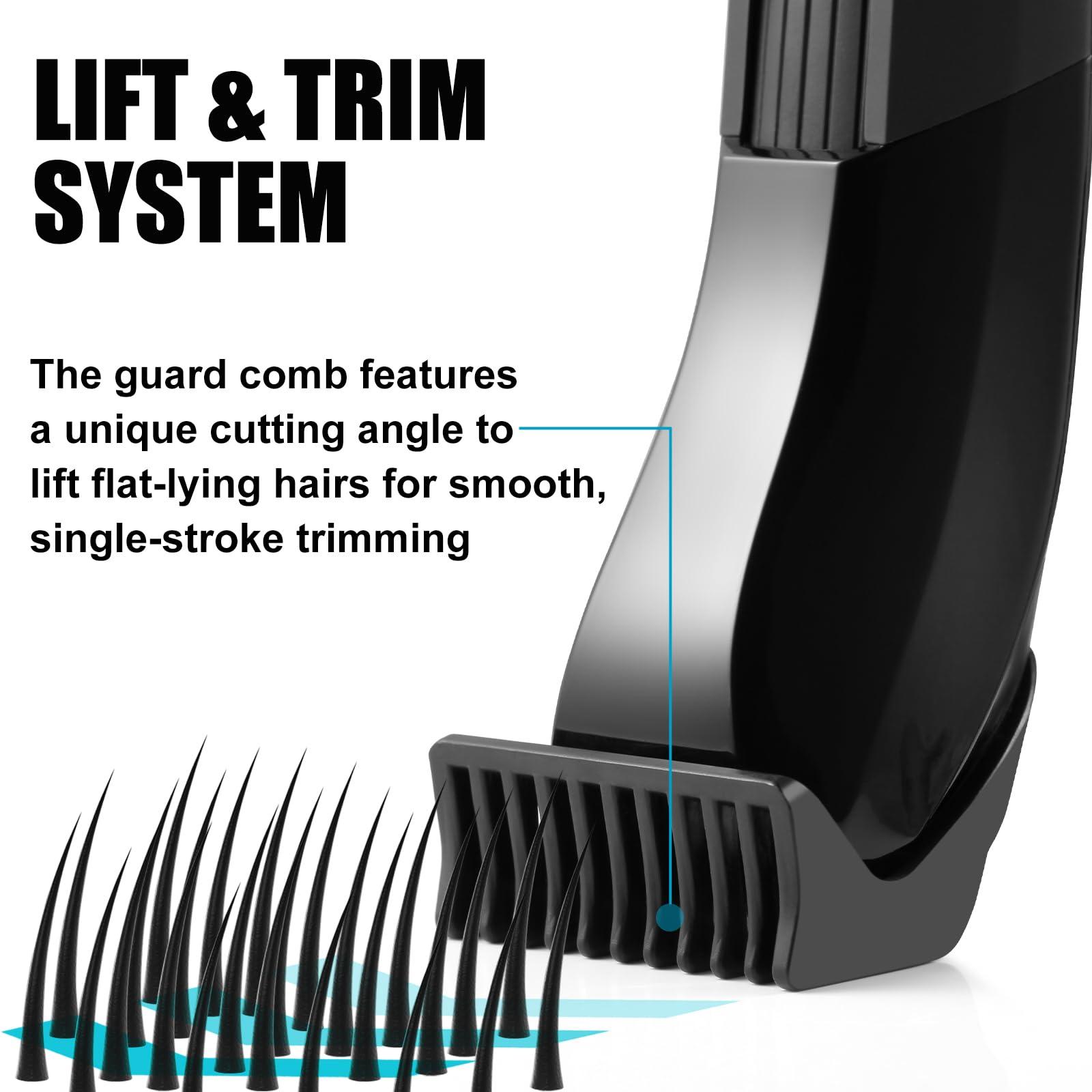 Amorka 2 Pack Replacement Trimmer Guards for Manscaped The Beard Hedger, 20 Different Length Setting (0.5mm to 10mm max.) Comb Attachment Cutting Guide Compatible with Manscaped Beard Trimmer Guards