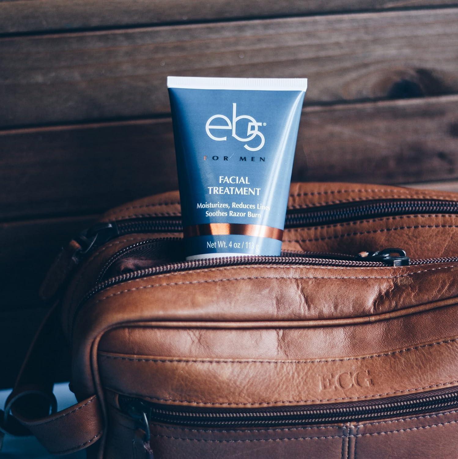 eb5 eb5 Mens All-in-one Anti-Aging Face Cream | Formulated with Retinol, Vitamins E, B5, and A to Moisturize, Reduce Lines and Soothe Razor Burn - 4 Fl Oz