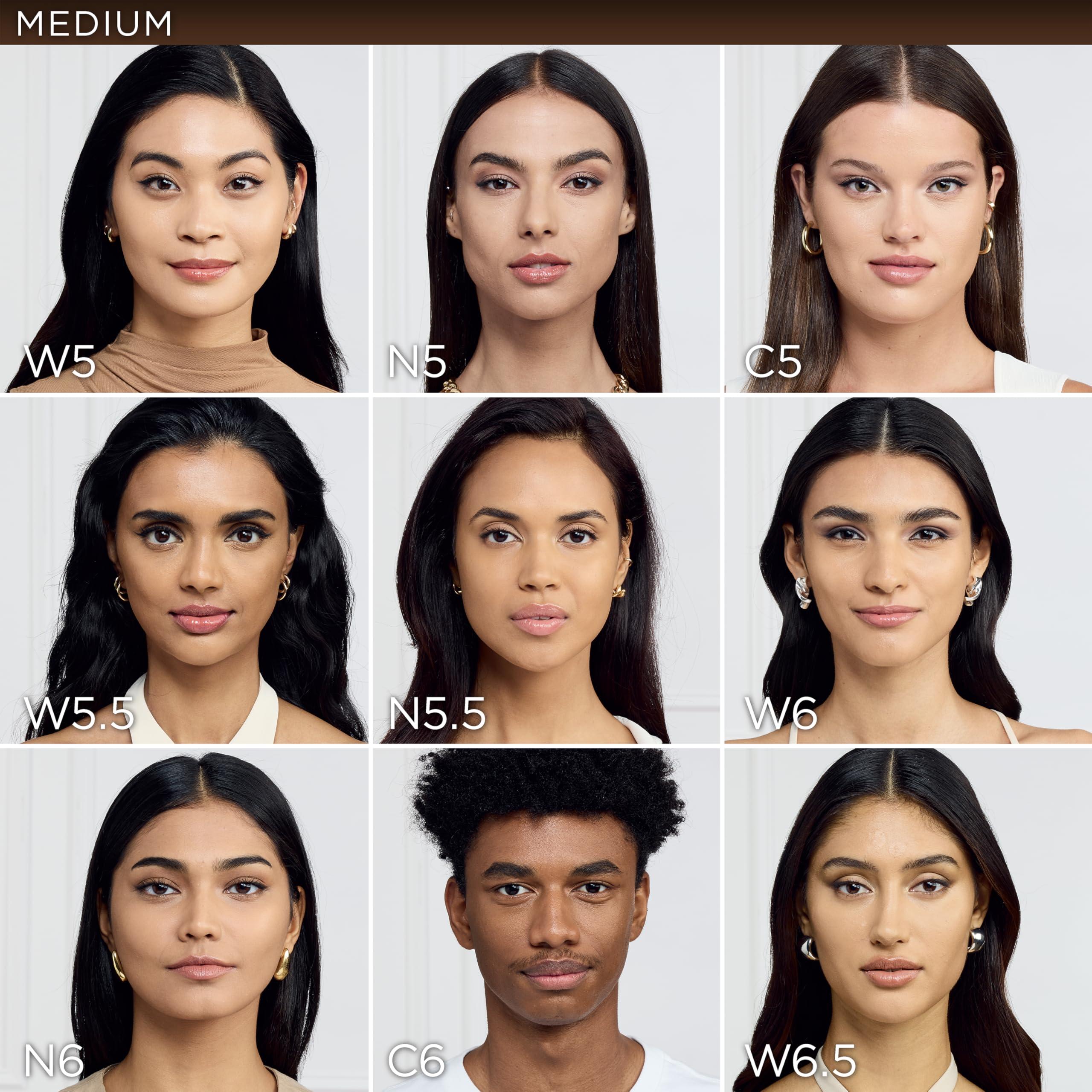 L’Oréal Paris L\'Oreal Paris True Match Super-Blendable Foundation, Medium Coverage Liquid Foundation Makeup, W5.5, Medium, 1 Fl Oz