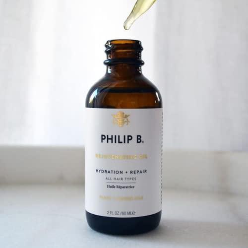 PHILIP B PHILIP B Rejuvenating Oil 16 oz. (480 ml) | Long-Term Hair Repair, Youthful Bounce, Strength and Shine