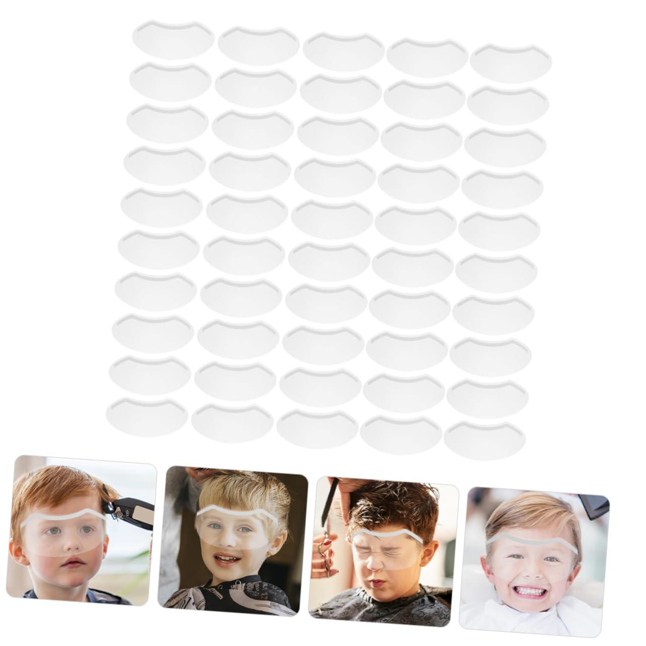 FOMIYES FOMIYES 500 Pcs Transparent Bangs Stickers Heat Protection Hair Shampoo Light Facial Skincare LED Eye Patches for Goggles Eye Patches Face Mask Eye Shields The Pet