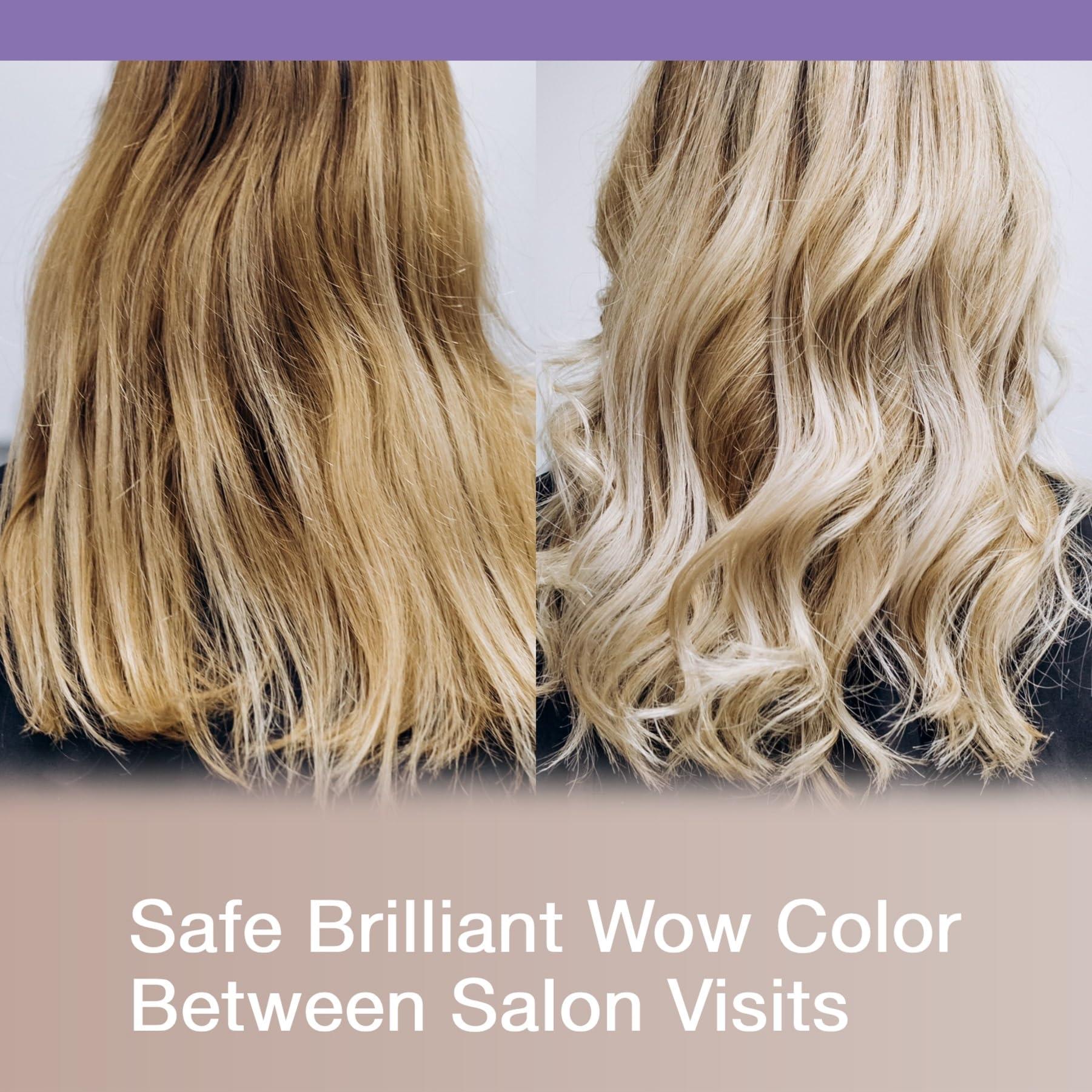 VITAMINS hair cosmetics Vitamins Keratin Purple Blue Hair Mask and Keratin Shampoo Kit - Conditioning Anti Brassiness Toner for Bleached Blonde Platinum Silver White Grey Dry Damaged Hair and Nourishing Clarifying Shampoo