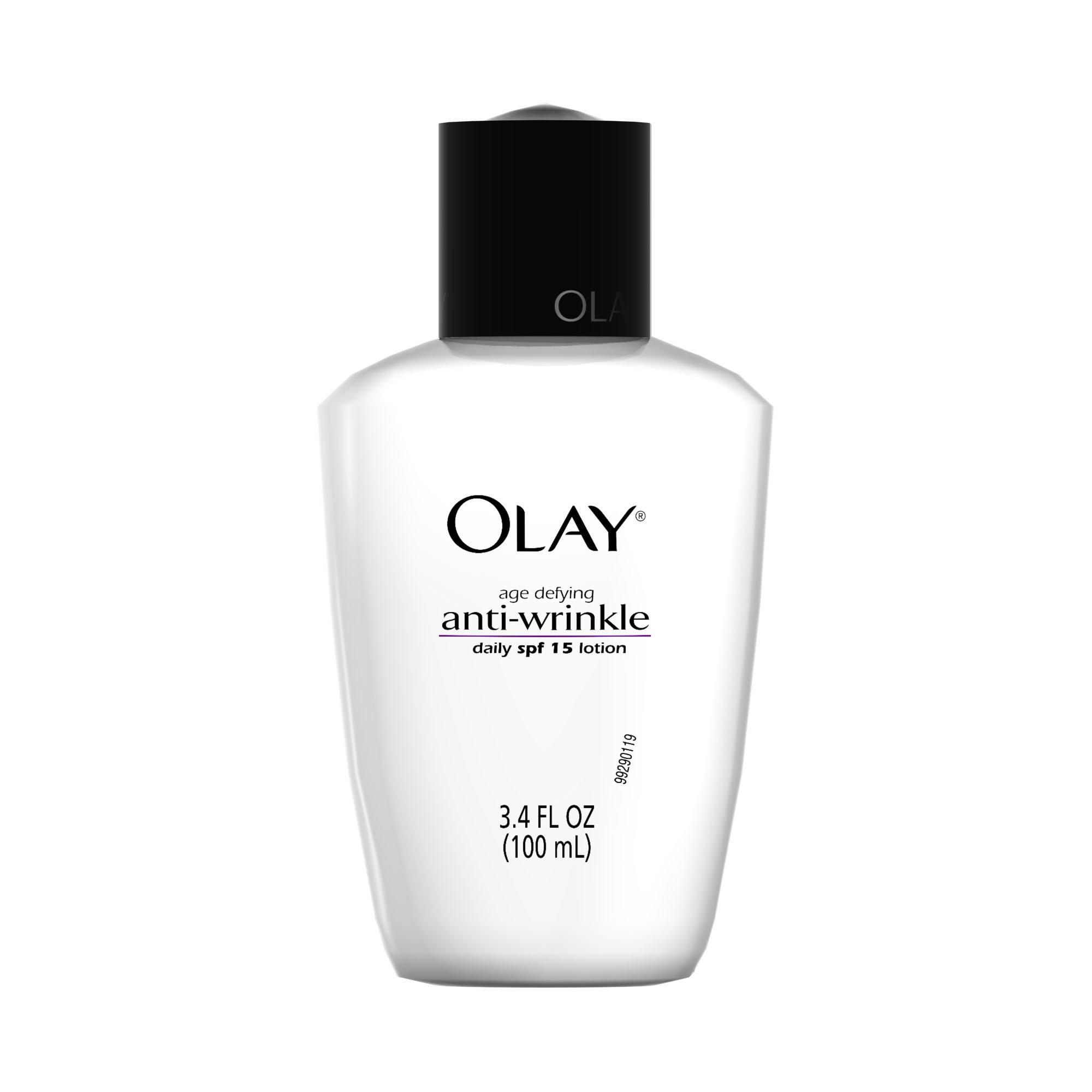 Olay Olay Age Defying Anti-Wrinkle Day Lotion with Sunscreen Broad Spectrum SPF 15, 3.4 Ounce