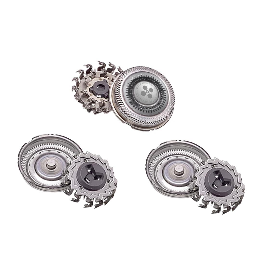 YTXXDEUS 3Pcs Replacement Shaver Blades Shaver head For P-hilips NORELCO RQ12 Series Sensotouch 3D 1280X 1290X 1250XCC by YTXXDEUS