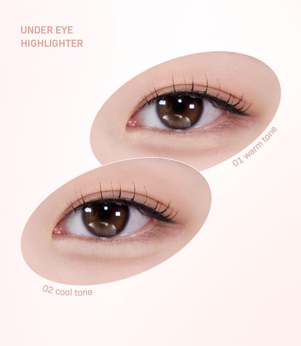 Nobev Nobev Under Eye Highlighter Pencil (02 Cool) | Korean Aegyo Sal Concealer with Flawless Coverage