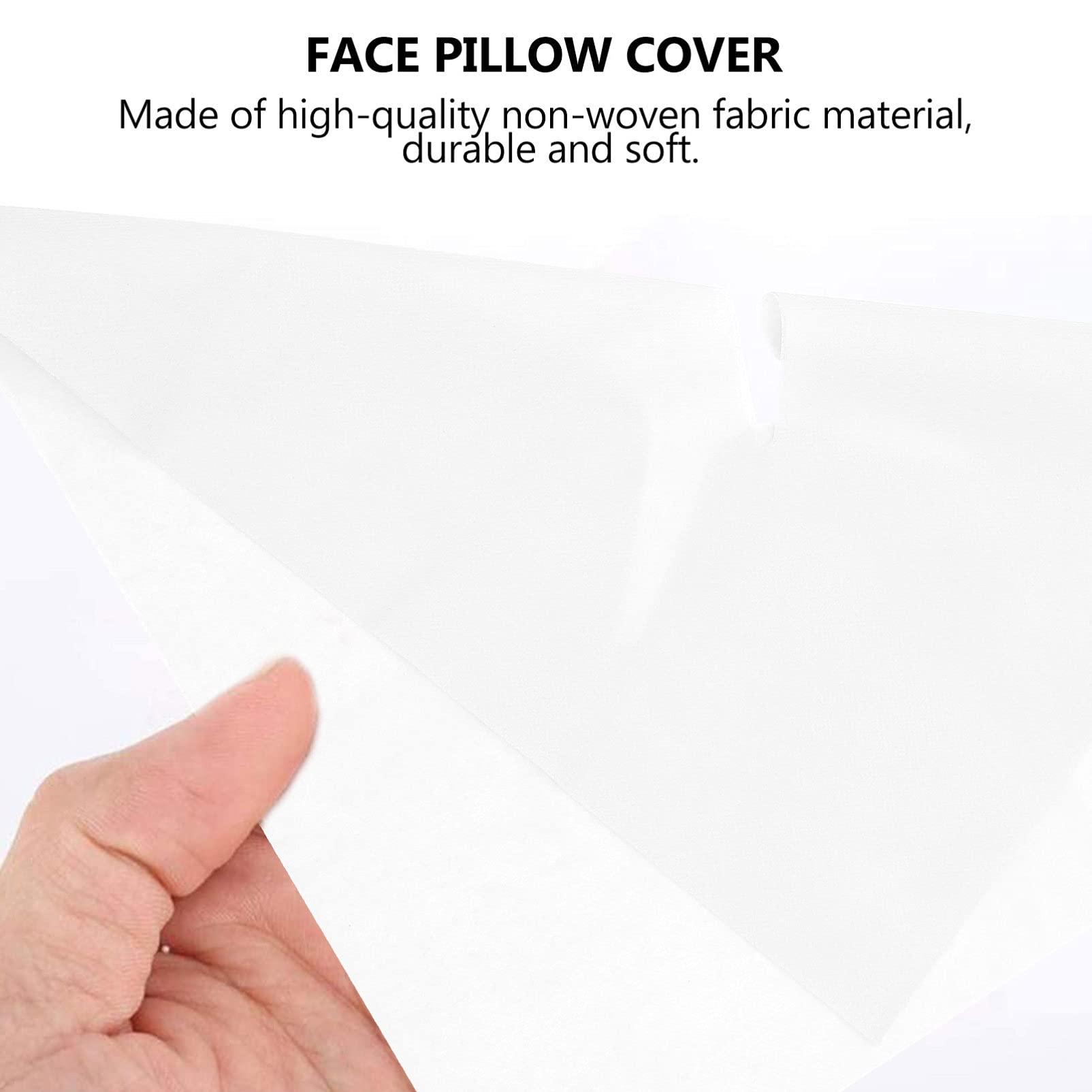 Healifty Healifty 100pcs Disposable Face Cradle Covers Ultra Soft Massage Face Covers Headrest Covers for Massage Tables Massage Chairs White