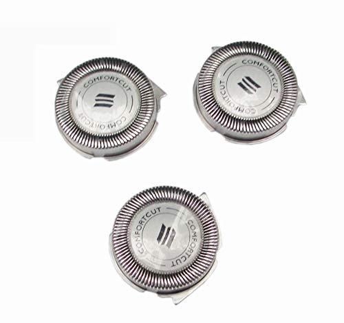 USonline911 3Pcs SH30/52 Replacement Shaving Heads for Replacing Philips Norelco 000, 2000,3000 AT610, AT620, S1150, S1520, S1560, S3310, S3560 Electric Shavers