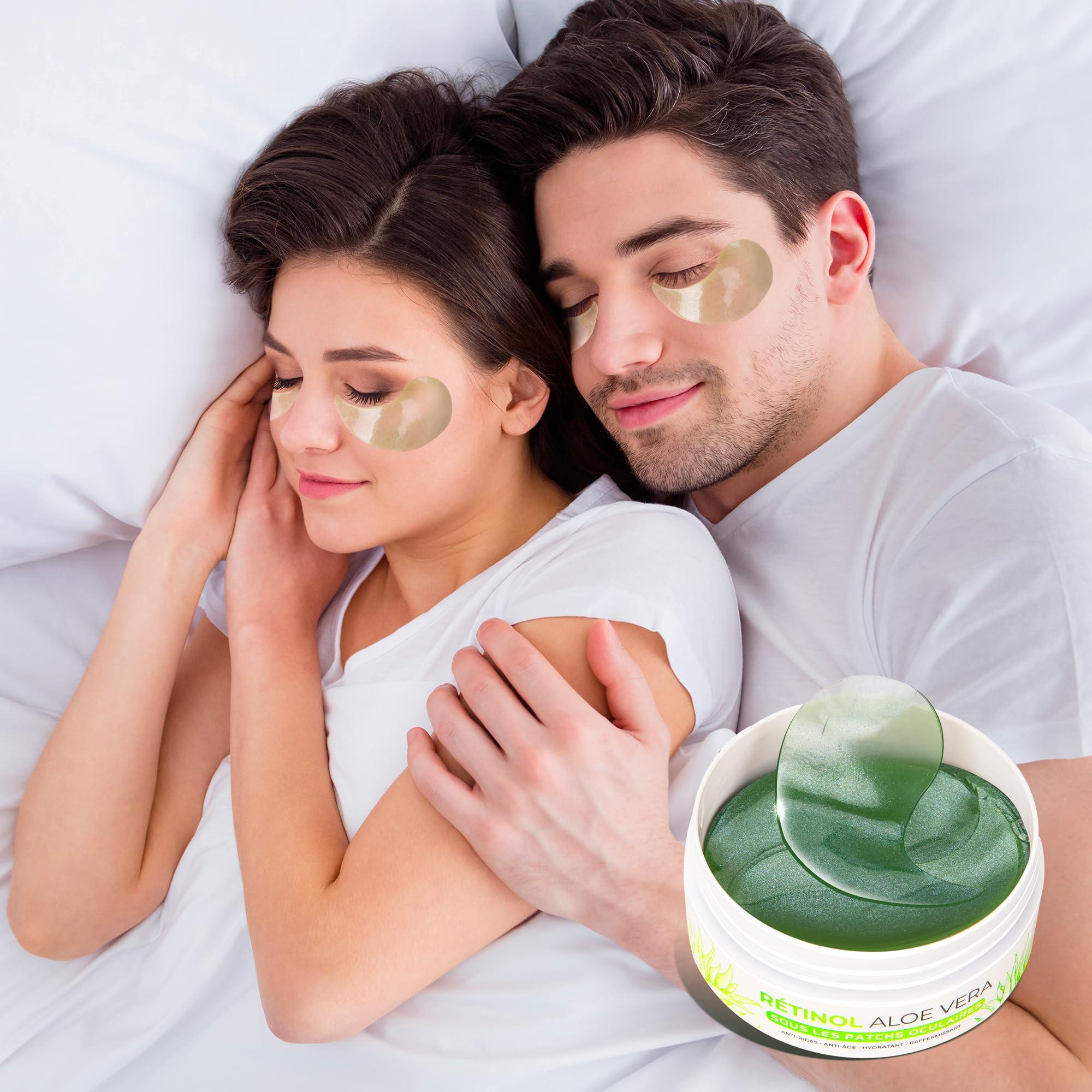 VELAMO ADVANCED VELAMO ADVANCED Under Eye Patches: Aloe Vera Under Eye Mask for Dark Circles - Retinol Eye Patches for Wrinkles and Puffiness - Under Eye Bags Dark Circles Treatment for Women and Men 60 Pcs