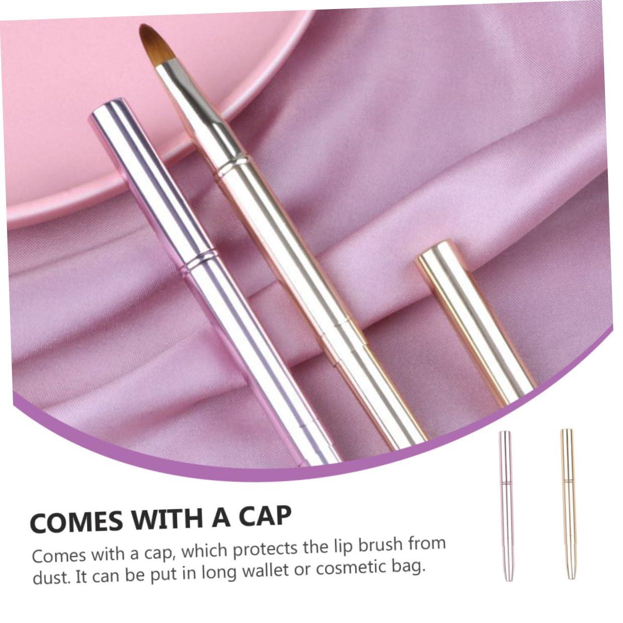 NOLITOY NOLITOY Sets Elegant Lipstick Applicators Brush Set Makeup Beauty Tools for Lips Easy to Carry Lip Brush for Travel Work Pcs