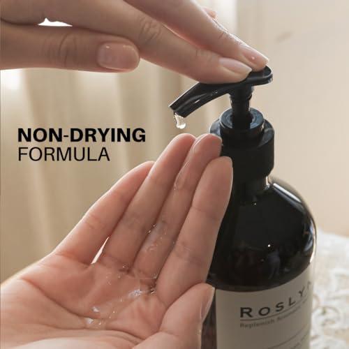 ROSLYN ROSLYN Aromatic Hand Wash, Scented Liquid Hand Soap, Pack of 1, 16.9 fl oz, Hinoki, 100% Vegan