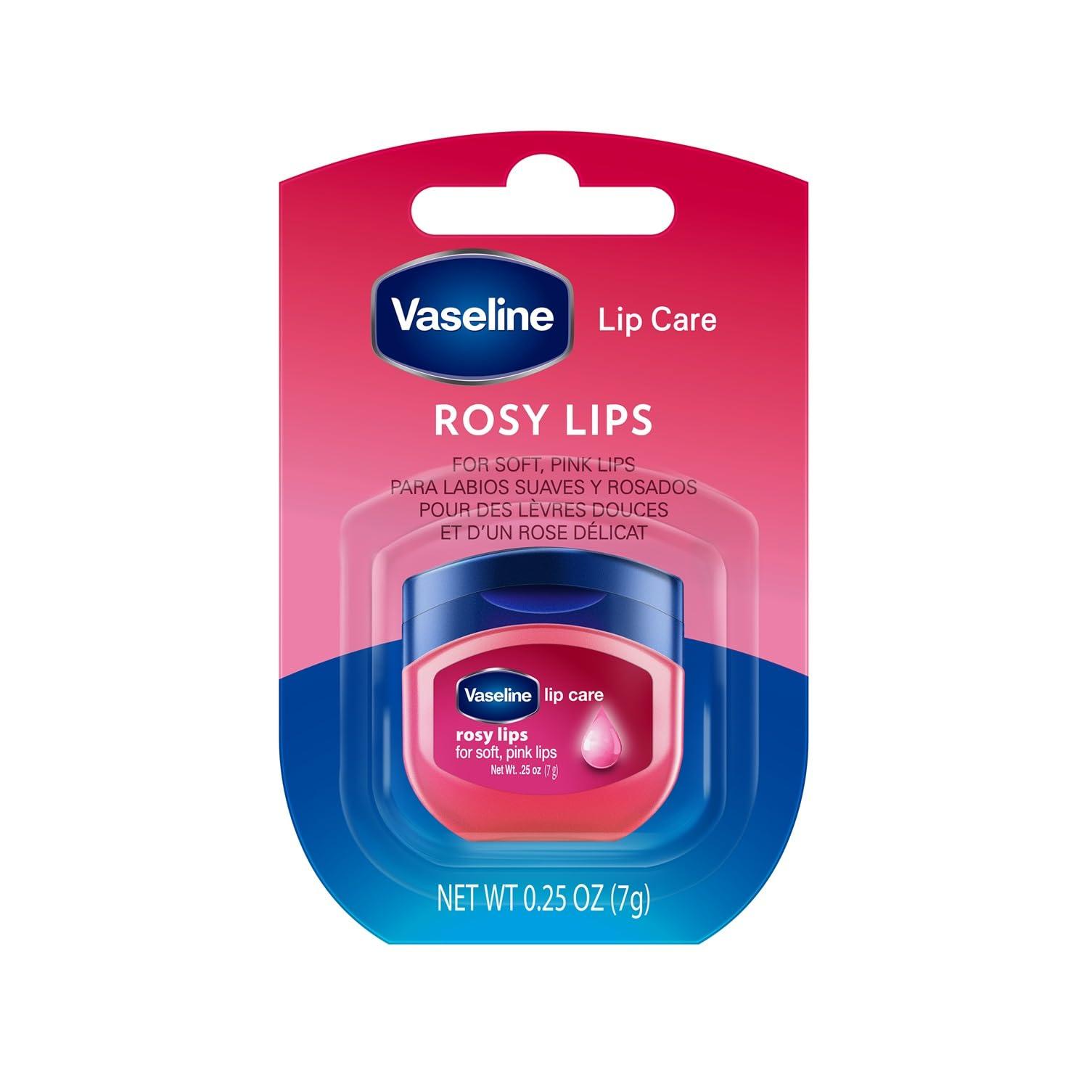 Vaseline Vaseline Lip Therapy Rosy Lips 0.25 Oz./7 Grams, Pack of 2