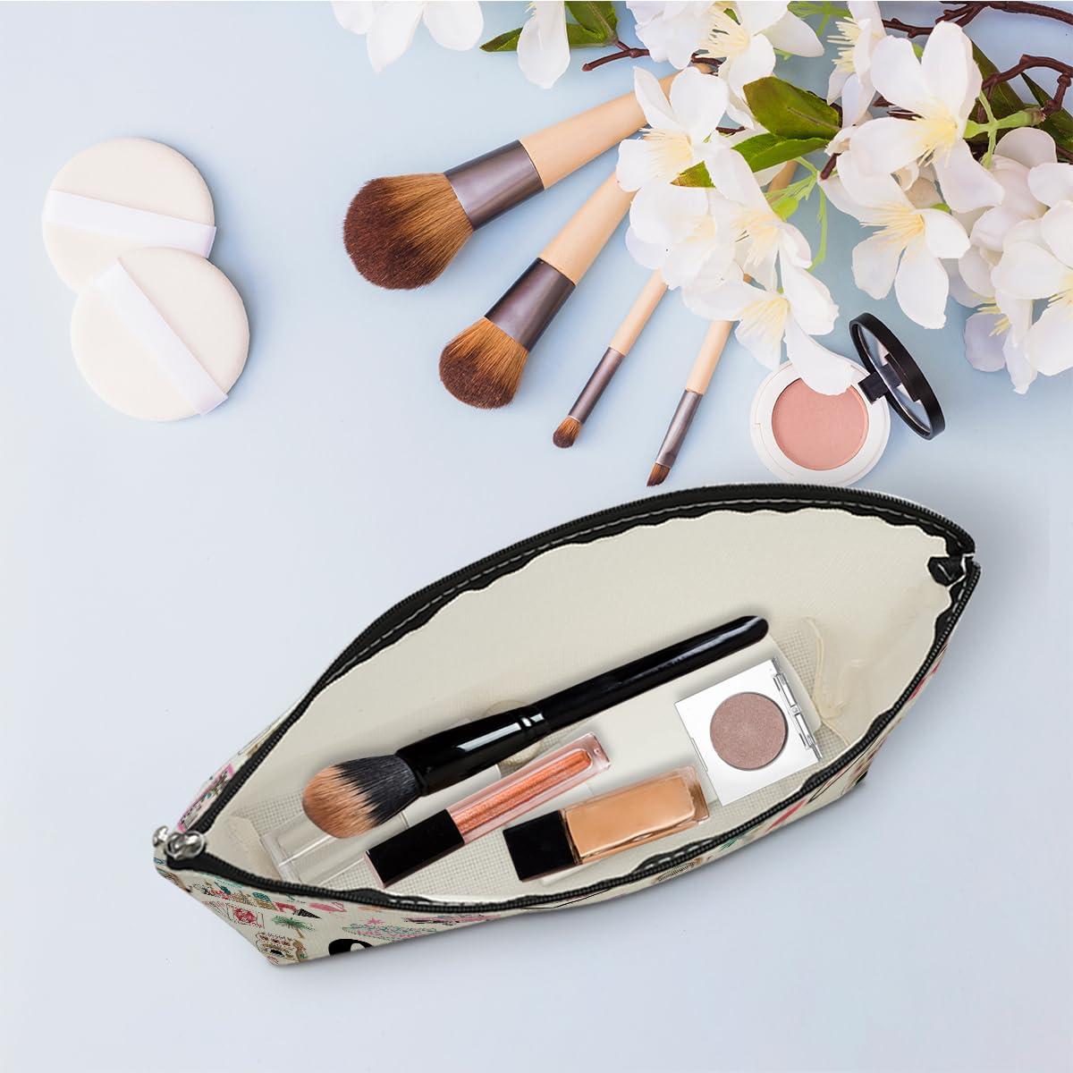 EIXU Las Vegas Lover Gifts Makeup Bag Cosmetic Bag Girls Trip Gifts Favors Girls Weekend Gifts Las Vegas Travel Souvenir Merch Birthday Friendship Gifts for Women Daughter Traveller Birthday Christmas
