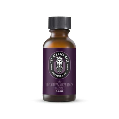 The Bearded Mack Grooming Co The Bearded Mack Grooming Co Beard Oil - Sleepwalker Mack - Lavender & Vanilla - Softens Beard, Removes Beard Itch & Promotes Healthy Beard Growth, 1 oz