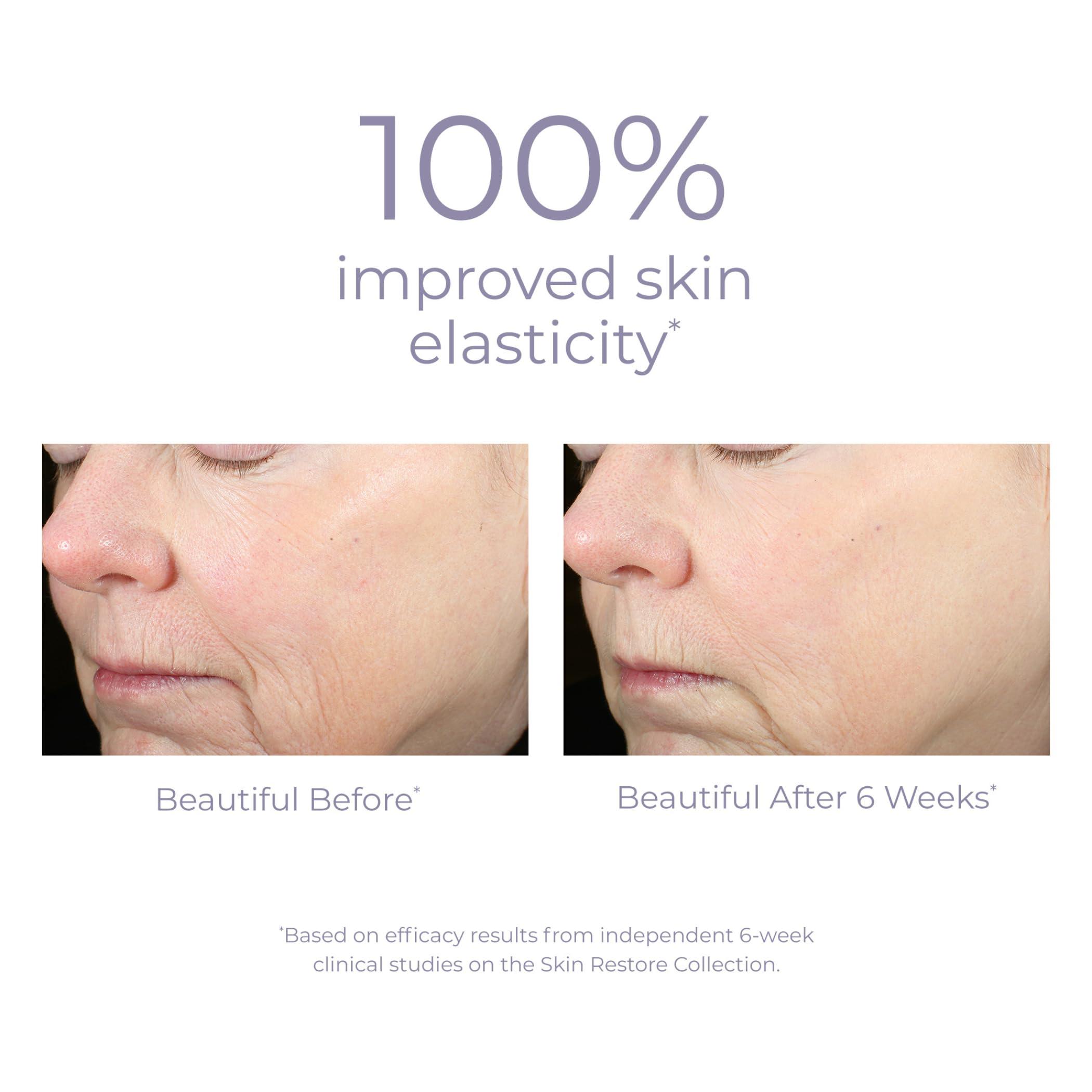 Derma E Derma E Advanced Peptides and Collagen Moisturizer Double Action Face Cream with Peptide Complex Intense Natural Collagen Moisture Day and Night Cream for Women, 2oz