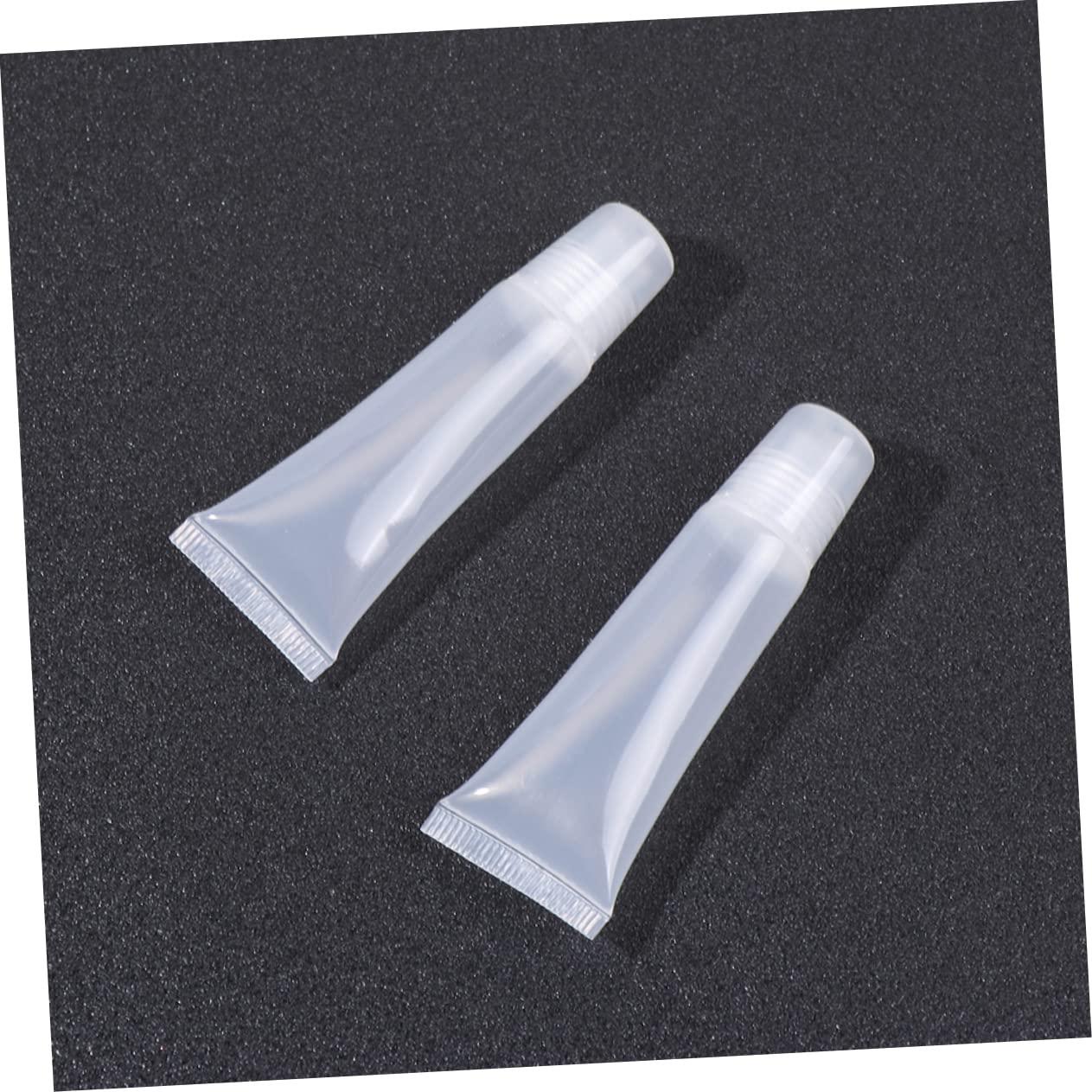 IWOWHERO IWOWHERO 40pcs Empty Gloss Tubes with Leakproof Travel Containers 4pcs Medium Funnels for Handmade Cosmetics