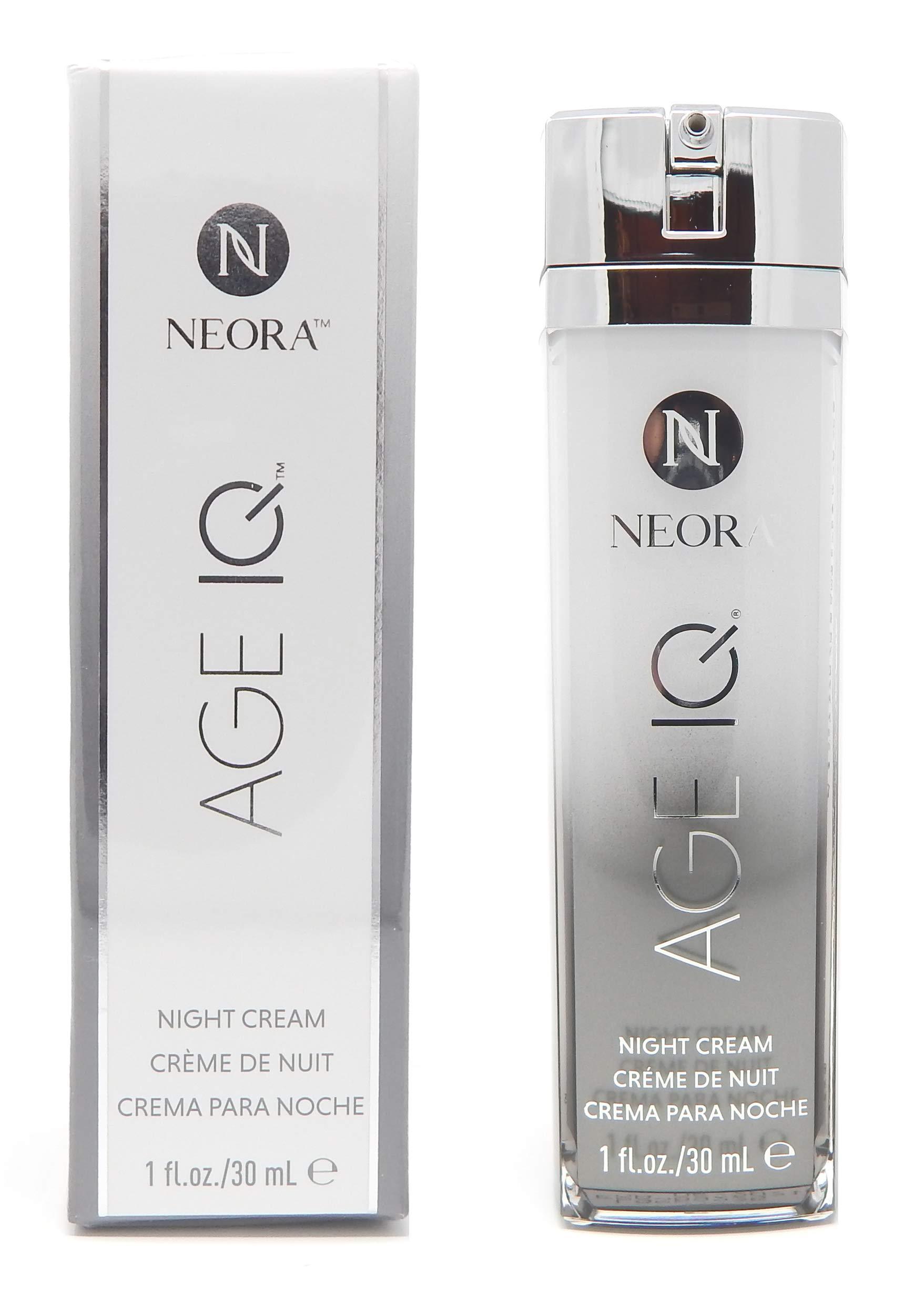 Bizzico Neora Age IQ Night Cream - Unscented Hyaluronic Acid Moisturizer for All Skin Types & Tones, 1 Fl Oz