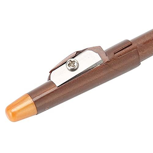 ANGGREK Beard Lineup Pen,ANGGREK White Hairline Pen Professional Beard Pencil Filler Household Beard Pencil Liner Shaping Styling Tool(light brown)