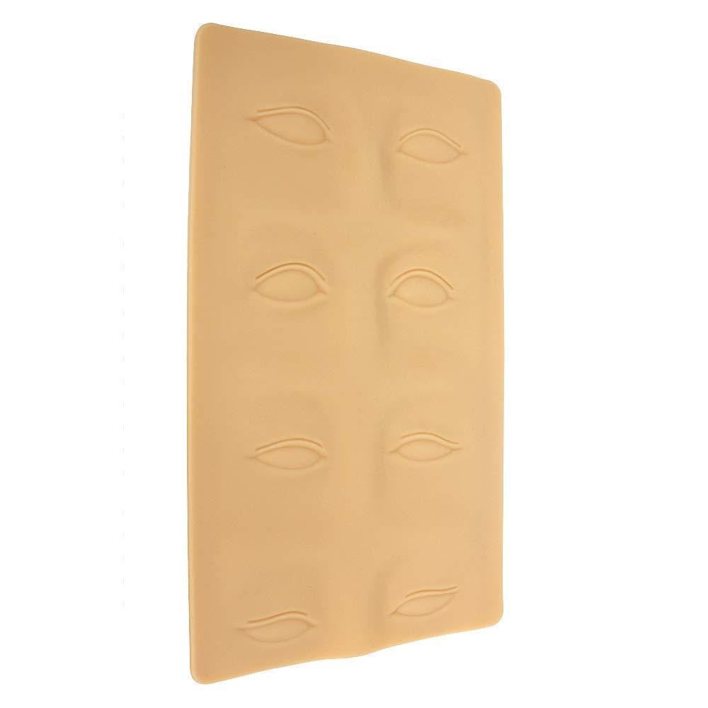 DBQ Tattoo Skin Practice 3pcs 3D Microblading Practice Skin For Eyebrows And Lips ermanent Makeup Brow And Lips Silicone Skin Tattoo Training by Micro-Blading And Needling,Fake Skin Sheets For Beginners