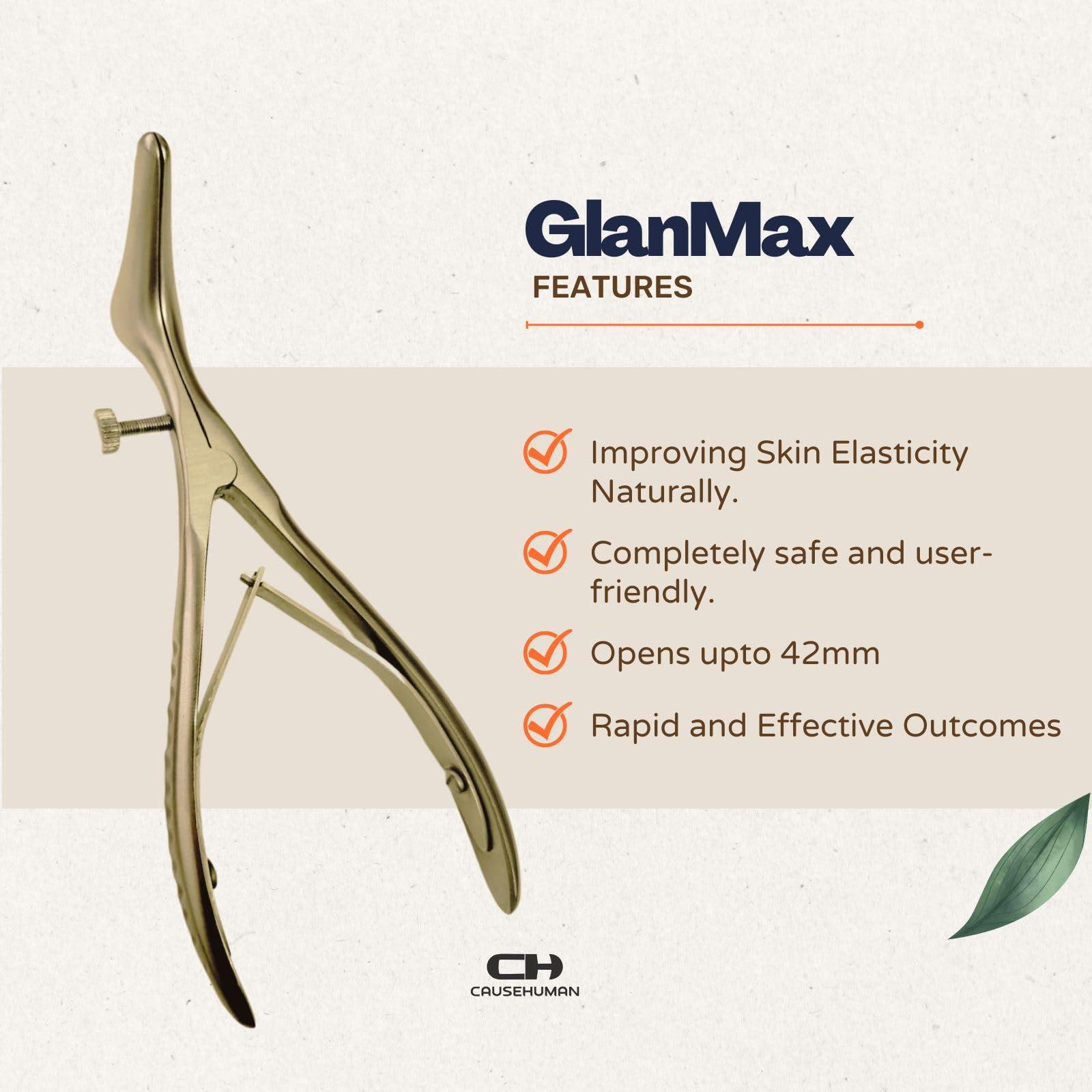Cause Human GlanMax tool for phimosis | Phimosis Stretching tool | Opens upto 24mm | Safe & very quick results