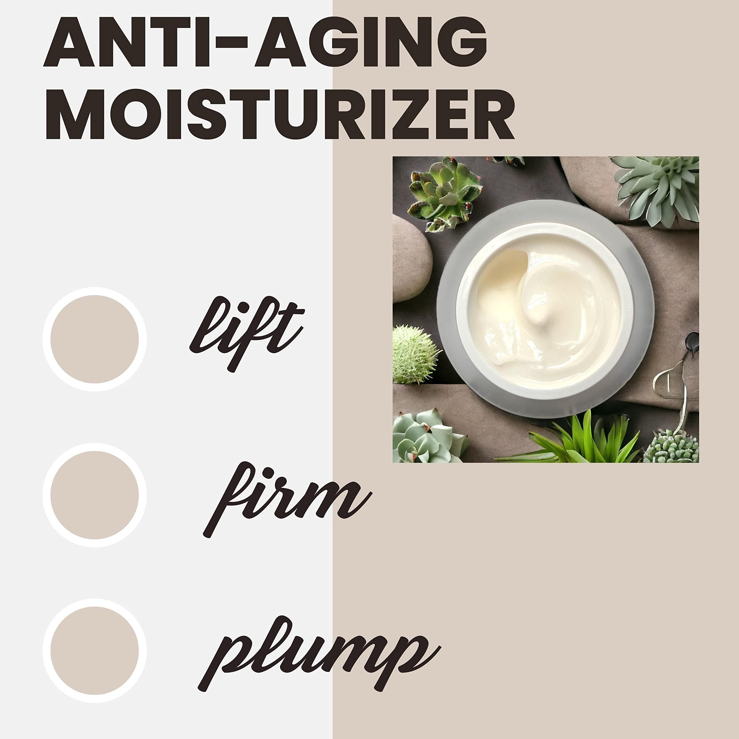 LuxeJoie LuxeJoie Ultra Soy Peptide Creme With Matrixyl Peptides Alpha Lipoic Acid Anti-Aging Face Moisturizer Wrinkle Fine Line Reducer For Dry Mature Skin 1.7 Ounce