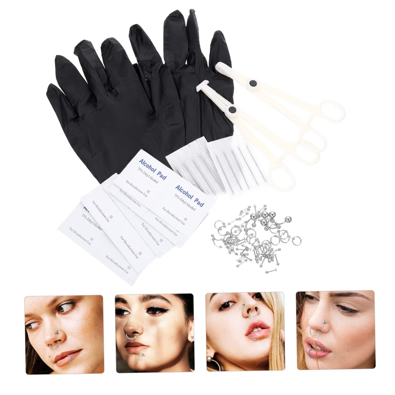 STROWBERRY STROWBERRY Elastic Hair Rubber Band Cotton Strechable Hair Ties For Women and Girls (Black, Pack of 100 Pcs)