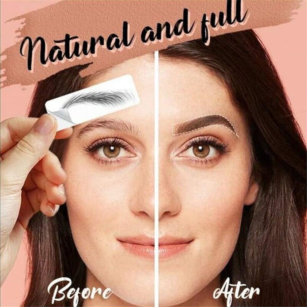 Aaiffey Aaiffey Hair-like Authentic Eyebrows 4D Brown Natural Tattoo Eyebrow Stickers Waterproof Imitation Ecological Lazy for Woman & Man Makeup Tool 10 Pcs