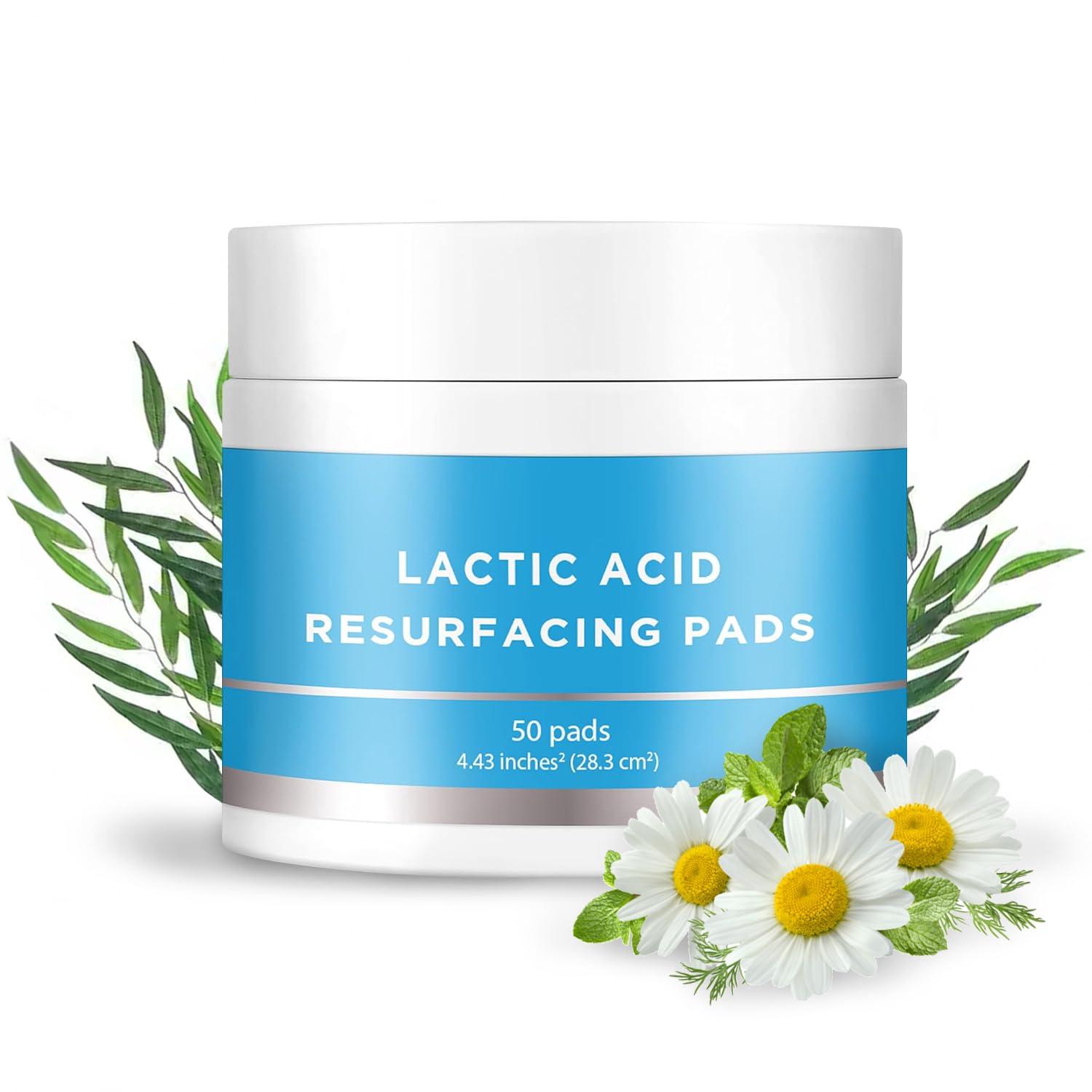 Pure Daily Care Pure Daily Care Lactic Acid Resurfacing Pads - Exfoliating Advanced Acid - Salicylic Lactic Mandelic Acid