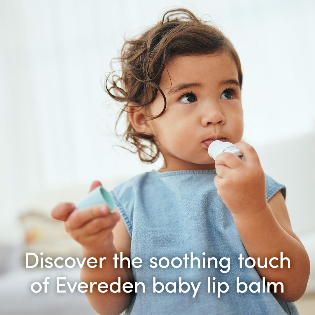 Evereden Evereden Kids Face Wash: Fresh Pomelo, 1.7 oz. & Kids Lip Balm, 0.13 oz | Clean and Non-Toxic Kids Products | Multi-Vitamin Skin Care for Kids