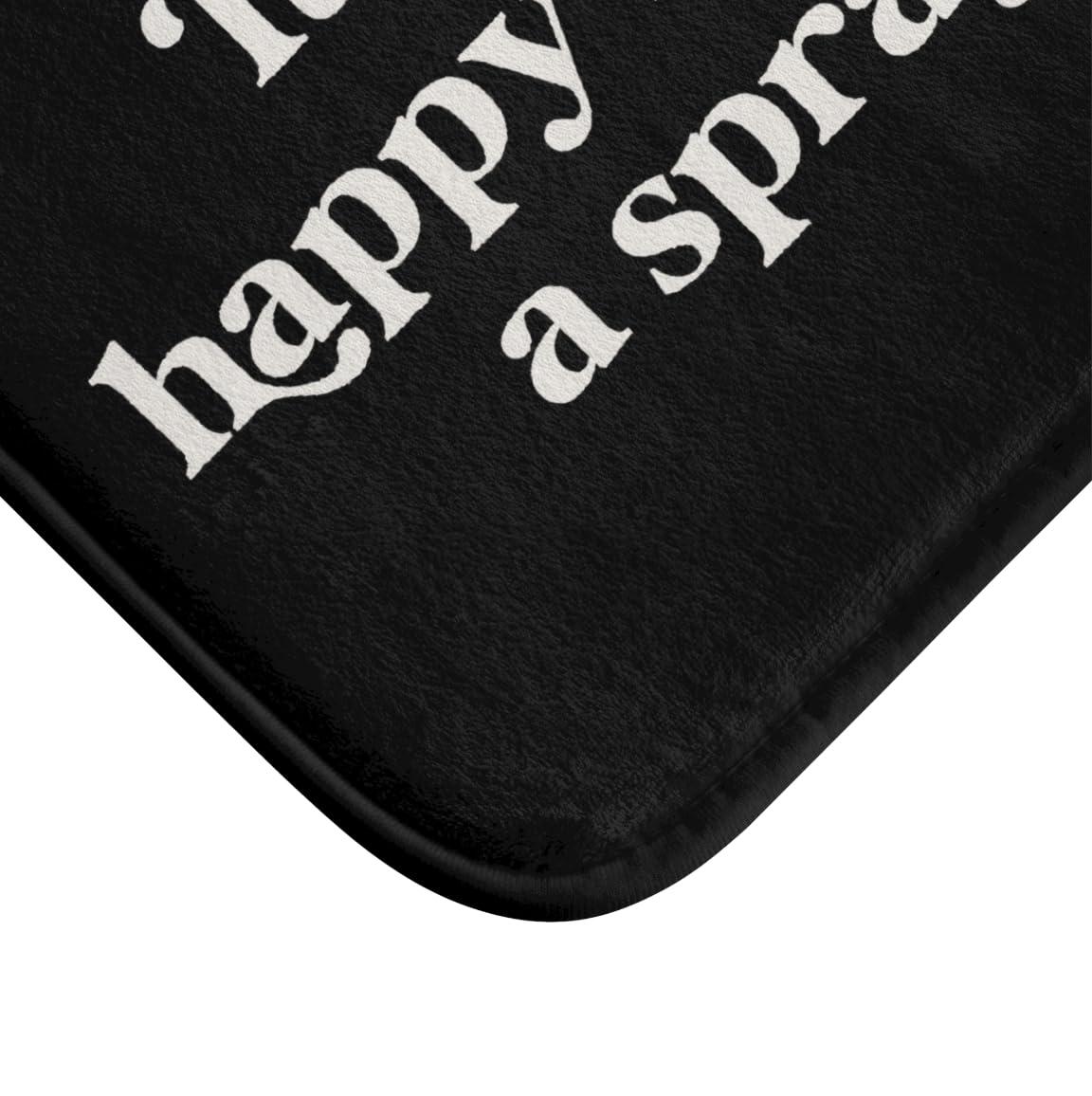 Generic Spray Tan Tent Mat Always Happy Hour Anti-Slip Mat Spray Tanning Mat Salon Decor Mobile Spray Tan Artist Tanning Studio Decor Sunless Salon (24 x 17 Inches)