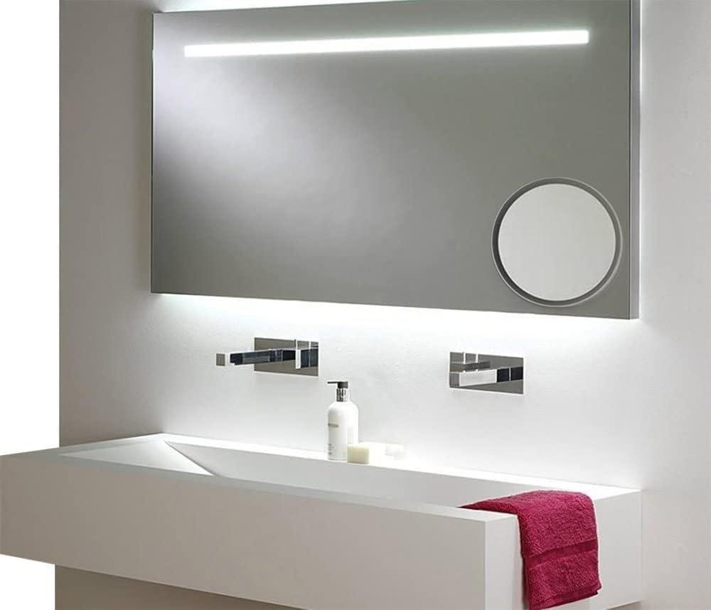 Mavoro Magnifying Mirror with 3 Suction Cups 9 Inch (5X Magnification)