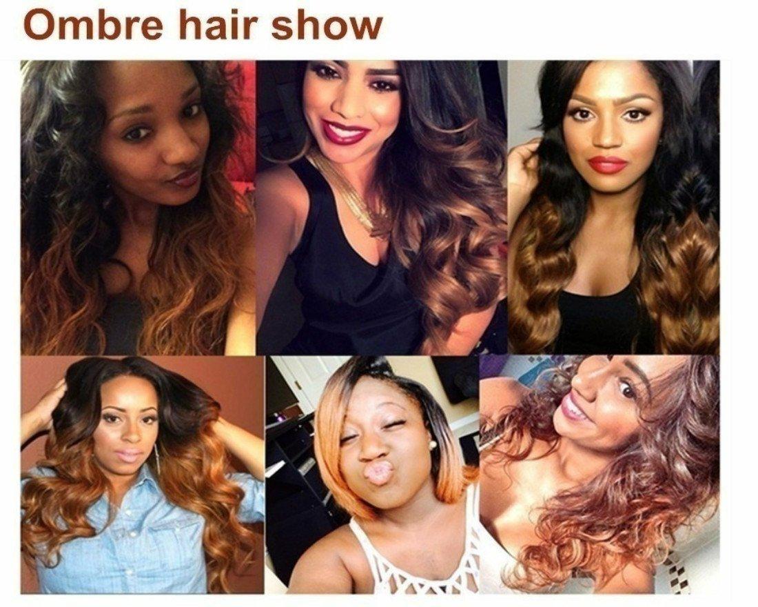 Obzer USA Obzer USA Wig Ombre wig Blonde wigs Straight Hair extensions Synthetic wigs cosplay wigs For Women