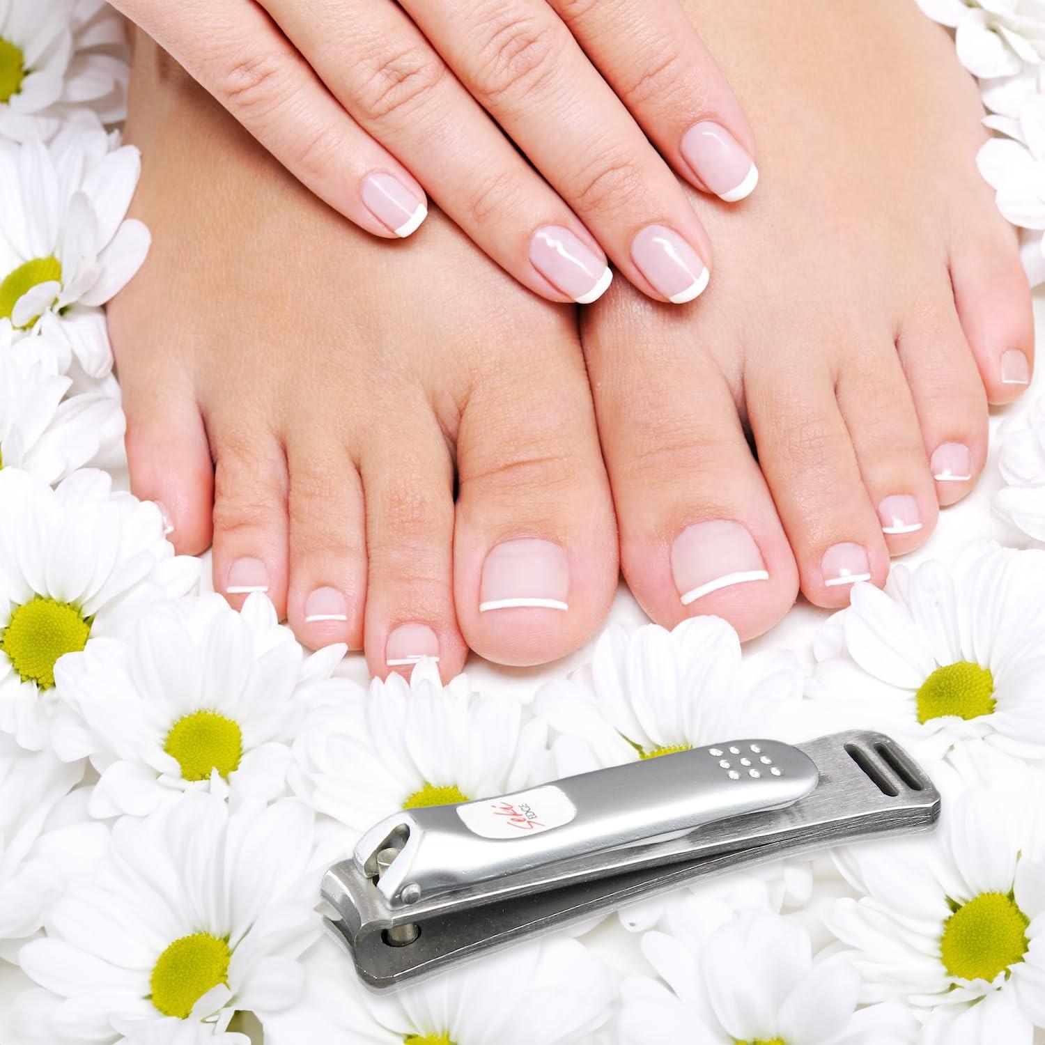 Seki EDGE Seki Edge Nail Clippers (SS-106) - Stainless Steel Fingernail Clippers for Men & Women - Sharp Cutting Edges for Thick Nails - Professional & Home Use - Made in Japan