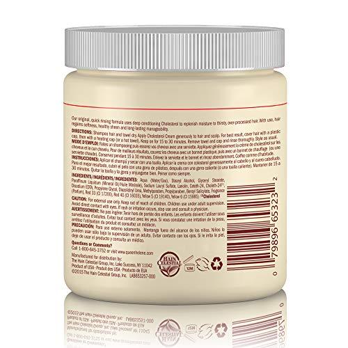 Queen Helene Queen Helene Cholesterol Hair Conditioning Cream, 15 Oz (Pack of 6) (Packaging May Vary)